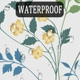 thumbnail image 6 of White Shower Curtain, Boho Floral Flower Shower Curtains for Bathroom, Modern Farmhosue Waterproof Fabric Shower Curtain Set with Hooks 72x84 Inch, 6 of 6