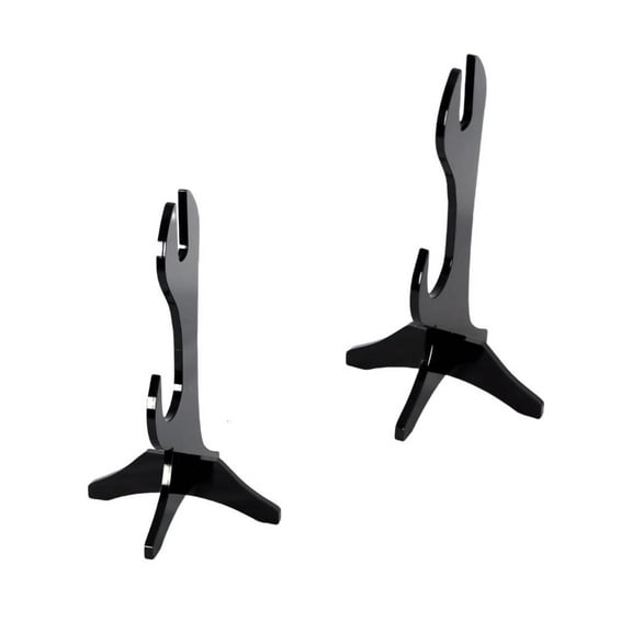 Easy to Assemble Swords Holder Classical Acrylic Sabers Rack Stand Rack for Safe and SecureB1adePresentation