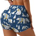 thumbnail image 1 of Fotbe cute winter bear Shorts Sin Costuras – Shorts Deportivos de Cintura Alta para Mujer, Elásticos para Gimnasio, Yoga, Running o Ciclismo-Medium, 1 of 8