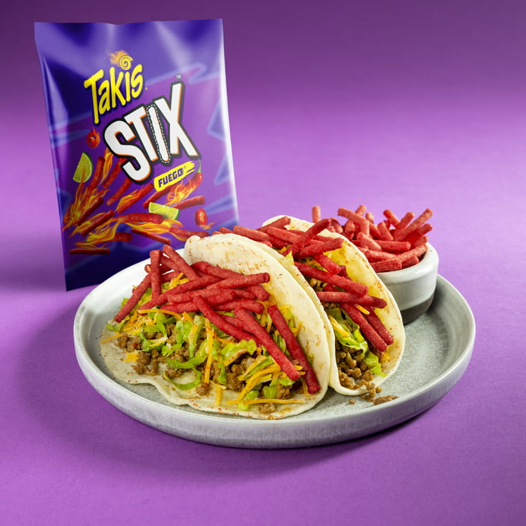 Takis Fuego Stix Spicy Corn Snack Sticks Snack Size Bag 4oz – BevMo!