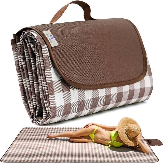 Mantel de pícnic Blanket HX&OD, impermeable, plegable, 203 x 152 cm