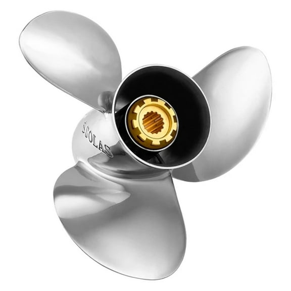 Solas New Saturn Propeller Fits Mercury, Fits Honda - Stainless steel