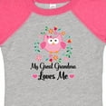 thumbnail image 4 of Inktastic My Great Grandma Loves Me Owl Girls Baby Bodysuit, 4 of 5