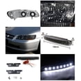 thumbnail image 2 of Spec-D Tuning for Honda Accord LX EX DX SE 2/4Dr JDM Smoke Crystal Headlight+8-LED Fog Lamp, 2 of 2