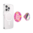 thumbnail image 3 of PopSockets Phone Grip for MagSafe, Magnetic Holder, Phone Stand, Hot Pink - Pink Relief, 3 of 3