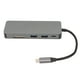 thumbnail image 4 of USB C Hub 8 en 1 USB C a 2 USB3.0 XQD MS CF Tarjeta de almacenamiento Lector de tarjetas de memoria USB C Splitter para teclados Impresoras, 4 of 12