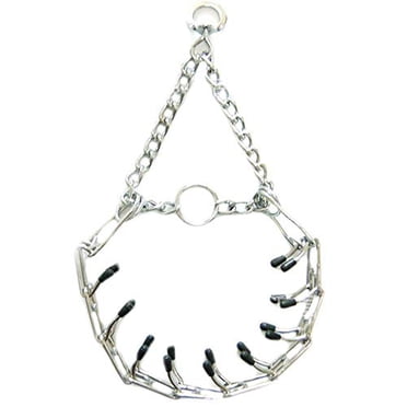 MPP Colliers de Chaîne pour Entraînement de Chien avec Embout en Caoutchouc Amovible, Choisissez la Taille (20 Pouces - 3.25mm)