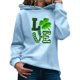 thumbnail image 1 of WILLBEST Sudadera de Mujer, Moda Femenina, Día de San Patricio, Temática Verde, Estampado, Bolsillo, Manga Larga, con Capucha, Top, Sudadera 1583 Grande, 1 of 4