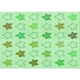 thumbnail image 1 of Ahgly Company Machine Washable Indoor Rectangle Transitional Mint Green Area Rugs, 4' x 6', 1 of 7