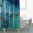 thumbnail image 4 of Ensemble de Rideau de Douche avec Doublure à Boutons-Pression, Galerie d'Art Vintage Bleu Marine (3) Rideaux de Douche Doublure de Douche Réutilisable, Doublure de Rideaux en Polyester Décorative, 72x72 Pouces, 4 of 4