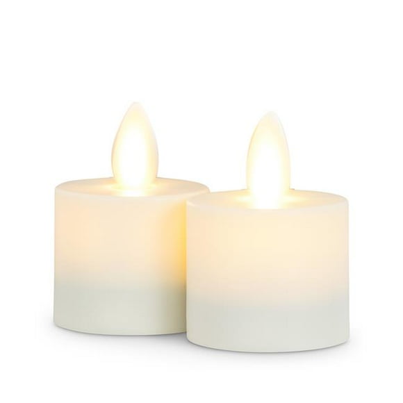 Abbott Collection AB-24-0701 1.5 in. Plastic Reallite Tealight, Ivory