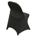 thumbnail image 6 of 100PCS Universal Stretch Spandex Chair Covers Folding Chair Protective Slipcovers for Wedding Holiday Banquet Party Celebration Dining(Black), 6 of 12