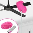 thumbnail image 1 of Plertrvy Fan Cleaner Duster Reusable Microfiber Ceiling Fan Cleaner Removable Duster With Extension Pole Adjusts 13 To 55 Inch For Cleaning Walls Bookshelves Furniture Door Window Topcleaning Brush, 1 of 4