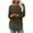 Army Green_Christmas Gift for Womnen, variant on Fanxing Lightweight Pullover Sweaters for Women Crew Neck Classic Cozy Ribbed Knit Tunic Tops Christmas Gift Side Slit Jumper Army Green 2XL