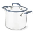 thumbnail image 2 of Elements by Thyme & Table 4.5 QT Borosilicate Glass Pot - Blue, 2 of 5