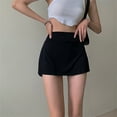 thumbnail image 4 of Txlixc Minifalda de tenis para mujeres, minifalda de cintura alta con pantalones cortos forrados Txlixc  moda, 4 of 7