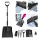 thumbnail image 5 of Pala de nieve de emergencia diseño ergonómico plegable negro 3 en 1 kit de pala de nieve con raspador de hielo para acampar para camiones ANGGREK Otros, 5 of 8