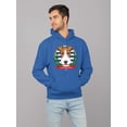 thumbnail image 2 of Emoji Polo Club - Classic Dog Emblem Design Men's Hoodie, 2 of 4