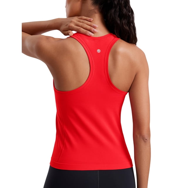 Musculosa CRZ YOGA sin costuras con espalda nadadora y transpirabilidad media