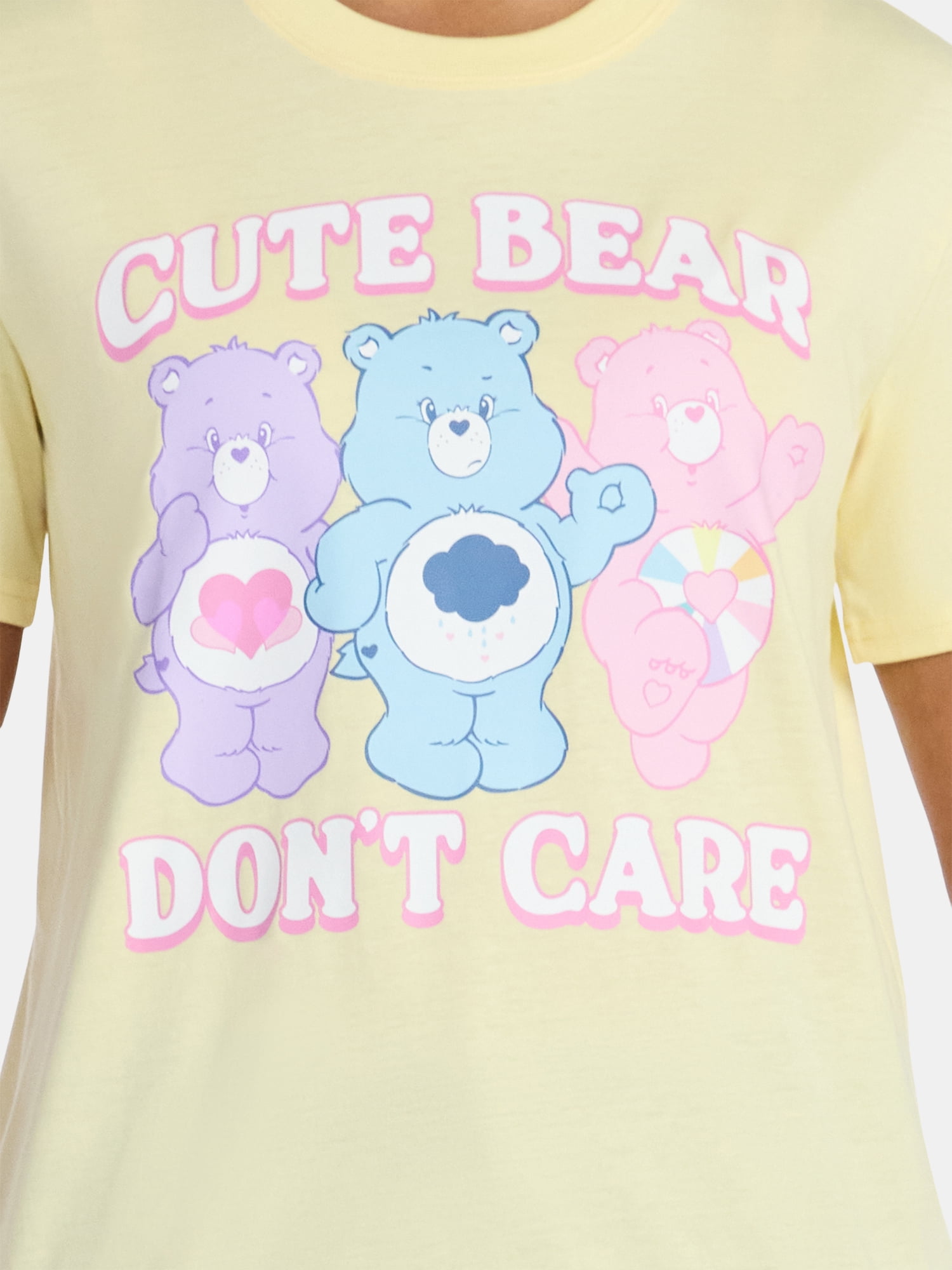Care Bears Women's Graphic Tee with Short Sleeves, Sizes XXS-XXL