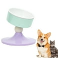 thumbnail image 4 of Elevated Cats Food Dish Adjusting Angled Ceramic Pet Bowl AntiSlip Design Food Feeders Bowl For Small Breeds Cats Indoor, 4 of 15