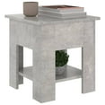 thumbnail image 2 of vidaXL Coffee Table Concrete Grey 40x40x42 cm Engineered Wood, 2 of 4