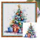 thumbnail image 1 of Kit Punto Cruz Con Navidad Hilo Algodón Ecológico Bordado 11CT 50x50cm, 1 of 9