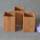 thumbnail image 3 of Bamboo Wood Desk Pen Pencil Holder Stand Multi Purpose Use Pencil Cup Pot Desk Organizer Wooden Pen Holder Style, 3 of 4