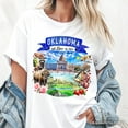 thumbnail image 2 of Artistic Oklahoma State Themes and Landmarks T-Shirt, Tee for History and Travel Lovers, 2 of 6