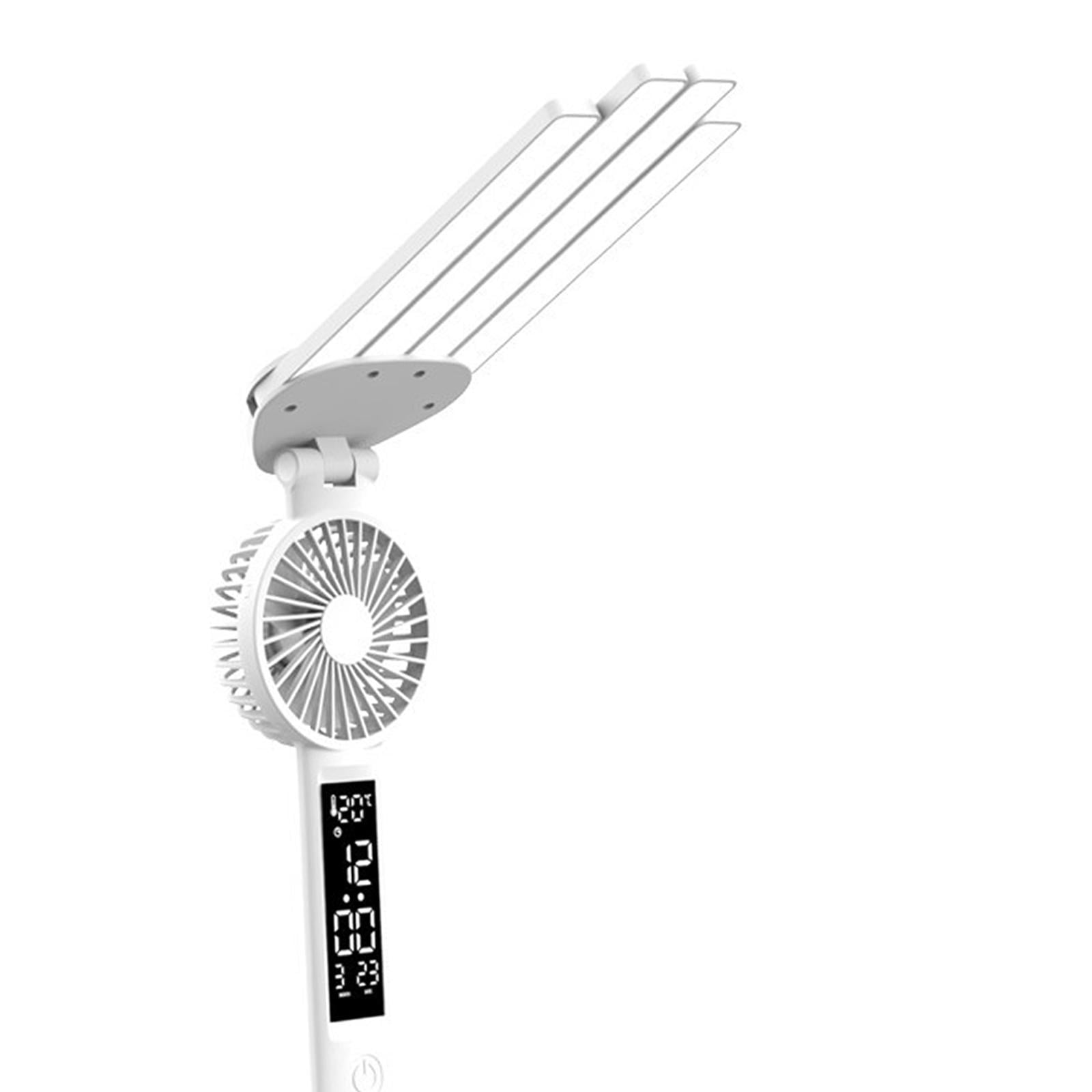 oshhnii Desk Lamp Recharging Foldable Stand s Light with Fan Reading Light