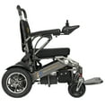 thumbnail image 4 of Fold And Travel Premium Lightweight Folding Electric Wheelchair Power Wheel Chair Powered Mobility Scooter, Gray, 4 of 5