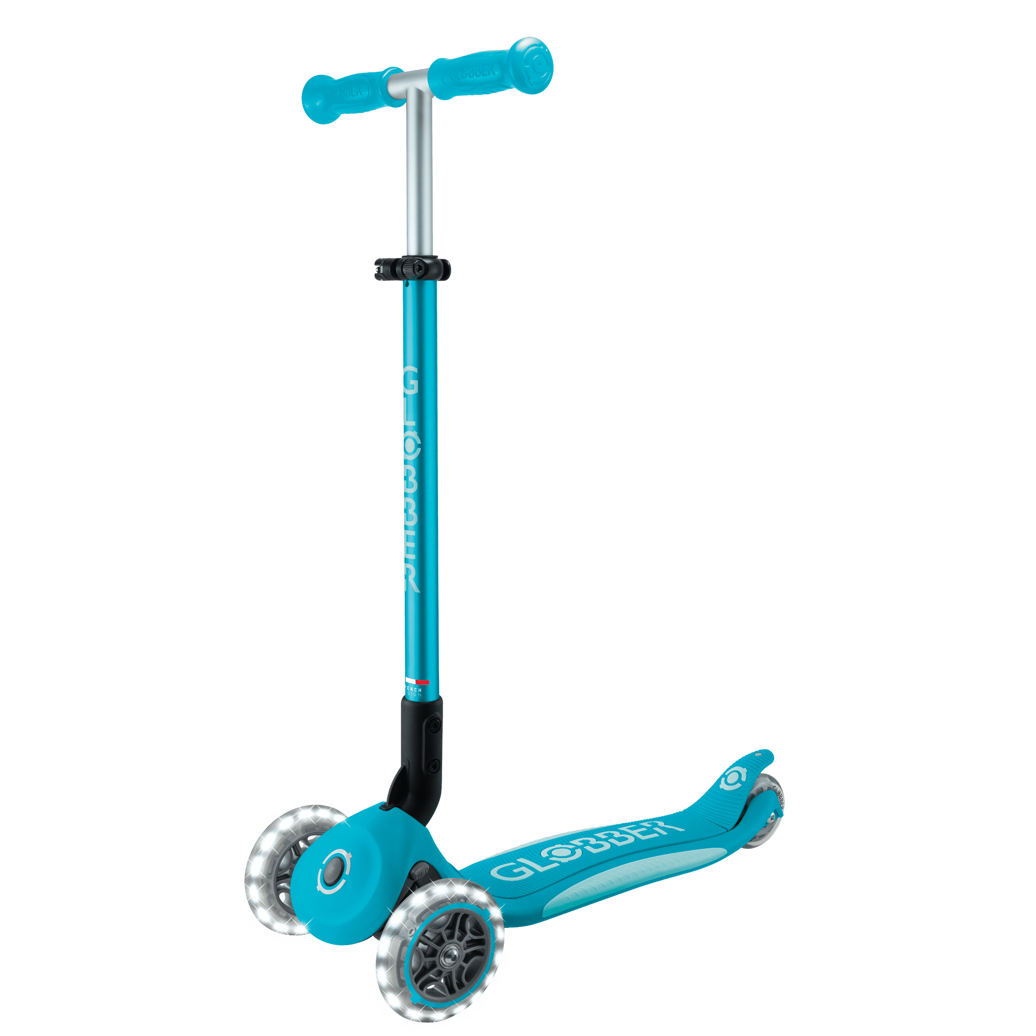 Globber Elite Prime LED Flashing Scooter with Light Up Wheel