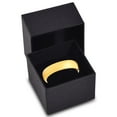 thumbnail image 4 of Charming Jewelers Tungsten Wedding Band Ring 5mm for Men Women Comfort Fit 18K Yellow Gold Plated Plated Domed Polished Lifetime Guarantee, 4 of 5