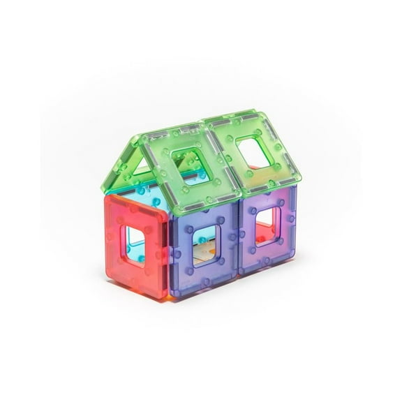 POLYDRON KinderMag Starter Set, Translucent, 48 Pieces