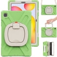 thumbnail image 3 of Funda colorida para Samsung Tab S6 Lite de 10,4 pulgadas con correa para el hombro, soporte de anillo ajustable grande y protección contra golpes., 3 of 5