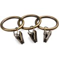 thumbnail image 5 of Curtain Rings with Clips - Set of28,Interior Diameter 1.26",Fits for 1-Inch Rod - Brozne, 5 of 5