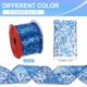 thumbnail image 2 of Cinta de Malla con Brillo y Alambre Uxcell para Hacer Lazos Decoración de Bodas Regalos Manualidades Azul Oscuro, 2 of 6