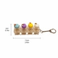 thumbnail image 3 of Dumpling Keyboard Fidget Toy, Clicky Button Light up Fidget Clicker Keychain, Portable Finger Press Toy for Stress Relief, Boost Focus for Office School Travel, Novelty Anxiety Relief Gift(A#1), 3 of 4