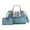 Denim, variant on MKF Collection Geny Women’s Faux-Snake Embossed Handbag Shoulder Bag With Matching Wallet Purse by Mia K- 2 pieces - Cognac