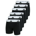 thumbnail image 1 of adidas Boxeurs pour Hommes, Lot de 6 - Boxeurs, Coton Active Flex, Logo Noir/blanc m (Moyen), 1 of 7