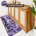 thumbnail image 4 of Purple Abstract Kitchen Mats for Floor Set of 2, Floor Mat Carpet Runner Area Rug Washable, Purple Home Kitchen Decor and Accessories Stuff, 17x30 and 17x47 Inch, 4 of 6