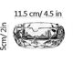 thumbnail image 5 of Glass ashtray Anti-fly ash cigar ashtray Outdoor ashtray Indoor cigarette ashtray Various colors Easy to use, 5 of 5