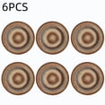 thumbnail image 2 of CHJK 8 Pcs Gradient Woven Round Placemat, 15 x 15 Inch Handmade Braided Heat Resistant Table Mat, Kitchen Dining Decor for Tabletop Protection, 2 of 6