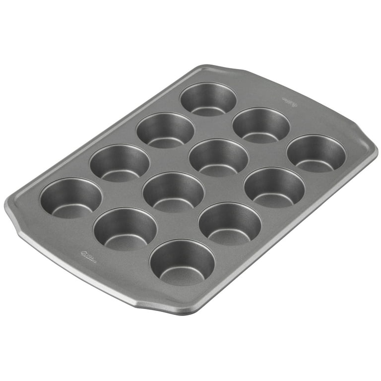Wilton Bake It Better Non-Stick Muffin Pan, Steel, 12-Cup 