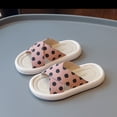 thumbnail image 2 of Akiihool Summer Slippers for Girls Kids Slides Boys Girls Shower Slippers Slip on Slide Sandals Non-slip Summer Beach Pool Shoes (Pink,13), 2 of 7