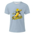 thumbnail image 5 of Bananas Baseball Graphic Tees for Men 2026 Summer Casual Short Sleeve Crewneck Funny Baseball Player T Shirts, 5 of 5