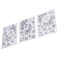 thumbnail image 4 of Sello transparente de 3 uds., fácil operación, patrón único, amplia aplicación, sello transparente reutilizable saludable, 4 of 5