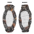 thumbnail image 6 of ZIATUBLES 2-Pack Universal Fit UTV Seat Covers, Camo Hunting Leaf Twig Waterproof Polyester for Kawasaki Mule 4010 3010 Bench Seats - Replacement Protector Set, Weather Resistant Accessories, 6 of 8