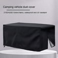 thumbnail image 7 of Tnobhg Wagon Cart Sun Shade Waterproof Oxford Cloth Windproof Drawstring Fastener Tape Foldable Four-wheeled Camping Cart Dust UV Protection Cover, 7 of 7
