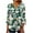 Multicolor Plus Size Blouse for Women_a, variant on CYMMPU Floral Pattern 3/4 Sleeve Blouses for Women Dressy Casual Spring Tops Button V Neck Flare Sleeve Loose Fit Summer Fashion Shirts T-Shirts Pleated Dressy T-Shirts Multicolor S